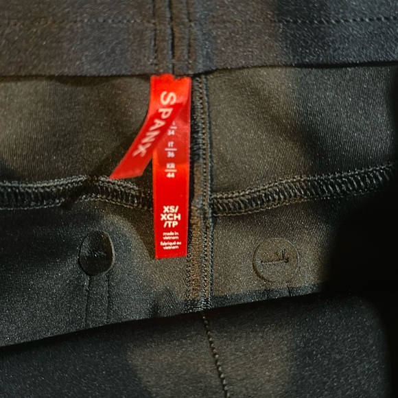 Spanx Leather-Like Ankle Skinny Pant Size XS EUC - Picture 7 of 7